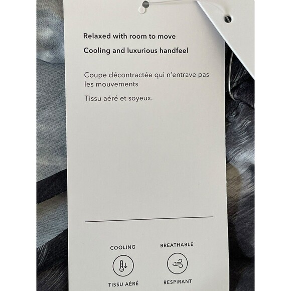 Athleta NWT Women's Calm Cool Slip Dress Black/Gray Size Small Retail $119 - Picture 6 of 12